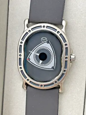 UNUSED MAZDA Rotary Engine Motif Black Dial Quartz Men's Watch Vintage PERFECT • $999