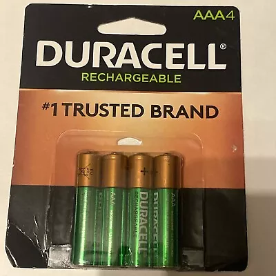Duracell Rechargeable AAA Batteries 4 Pack • $12.49