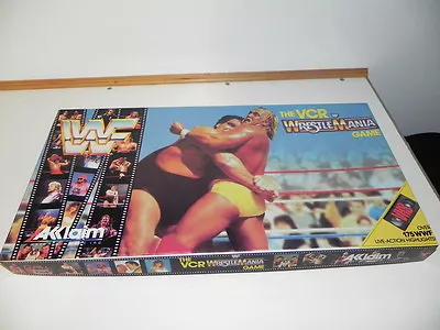 New WWF VCR Wrestle Mania Game; Akklaim Entertainment • $49.95