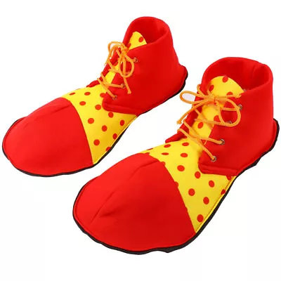 Large Clown Shoes Dot Halloween Costume Clown Shoes For Women Men • £9.29