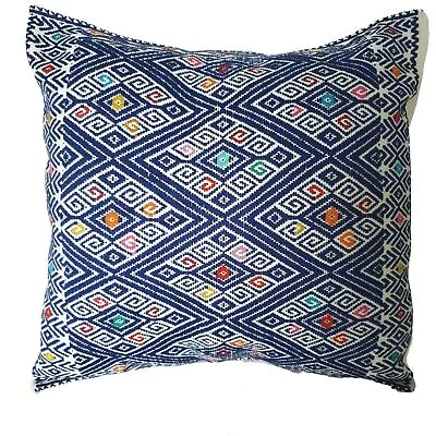 NEW Handcrafted Mexican Mayan Pillow Cover Handmade Embroidered Gift • $32