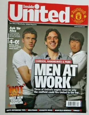 Inside United The Official Manchester United Magazine Issue 189 2008 • £1.59