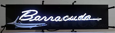 Plymouth Cuda Neon Sign Barracuda Lamp 1969 1971 1973 1974 Mopar 440 6 Pack • $189.99