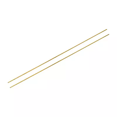 Brass Round Tube 1mm OD 0.2mm Wall Thickness 150mm Length Pipe Tubing 2 Pcs • $6.67