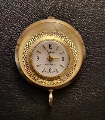 •Juliette By Heritage Mechanical Pendant Watch • $49.99