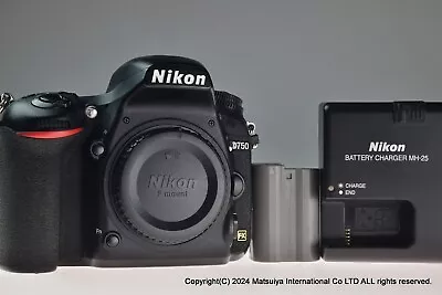 NIKON D750 24.3MP Digital Camera Body Shutter Count 23919 Excellent • $1096.44