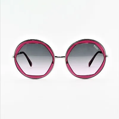 Emilio Pucci Sunglasses | Model EP 36 Silver/Purple • $165.57