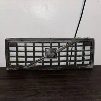 Volvo 740 Turbo Black & Chrome Color Eggcrate Grille 85-90 Oem • $108.29