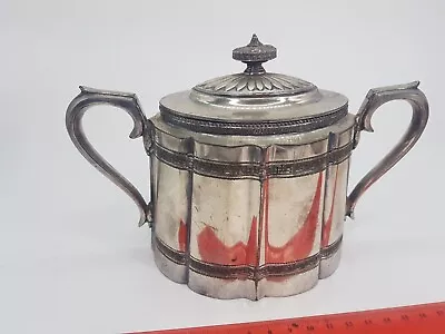 Vinage James Dixon & Sons Silver Plated Sugar Bowl • $59.95