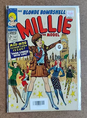 Millie The Model #147 Marvel Comics March 1967 • $11.97