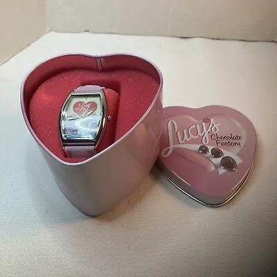 New 2005 I Love Lucy Tin Chocolate Factory Watch With Flaw Read Description • $6