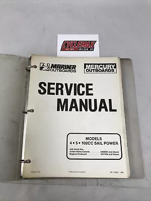 Mercury/Mariner 4/5hp 102cc Sail Power Service Manual (737) • $13.99