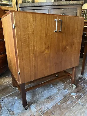 Vintage Teak Record Cabinet  • £110