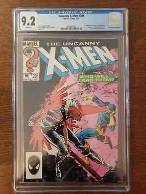 The UNCANNY X-MEN #201 CGC 9.2 WP 1986 1st Appearance CABLE As Baby Nathan STORM • $45