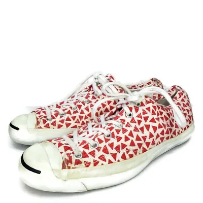 Converse All Star Chuck Taylor Marimekko Red Sneakers Shoes Sz. M 9.5 Womens 11 • $39.99