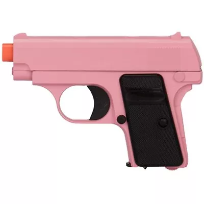 PINK 1908 COMPACT METAL SPRING AIRSOFT PISTOL FULL SIZE HAND GUN W/ 6mm BB BBs • $11.95