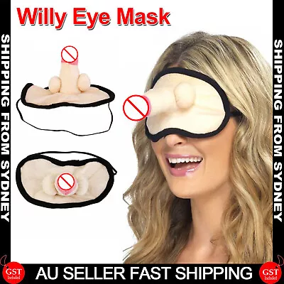 1x Willy Eye Mask Penis Dick Dicky Hens Night Party Bachelorette Novelty Games F • $8.99