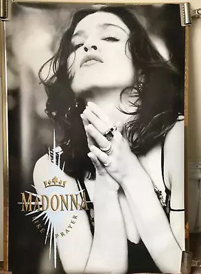 MADONNA Like A Prayer Original Promo Poster From 1989 Vintage • $69