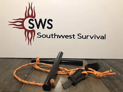 Southwest Survival - Fire Steel/Striker - “El Grande” - 5”x1/2” With Paracord • $12.50