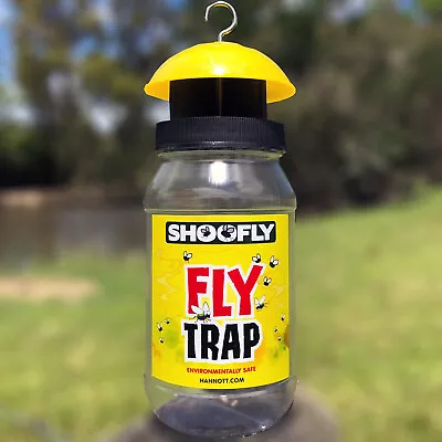 SHOOFLY Fly TRAP  Environmentally Safe Best Fly Catcher With Attractant • $9.99