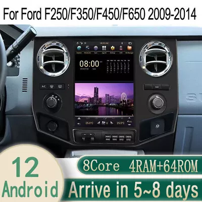 12.1  Android Navigation Car Gps Stereo Radio For Ford F150 F250 F350 F450 F550 • $758.94