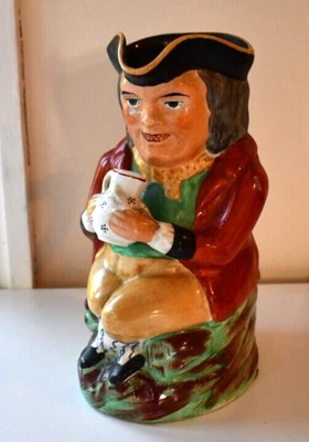 £30.55 • Buy Antique Toby Jug Character  Pitcher 23cm Tall English Victorian C1890s