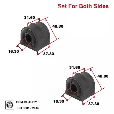 Stabilizer Bar Bushing Set Front For Mazda 3 2004-2013 Mazda 5 12-15 OE Quality • $24.90