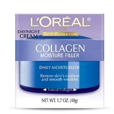 $19 • Buy L'oreal Paris Daily Moisturizer Collagen Moisture Filler Day/Night Cream ,1.7oz