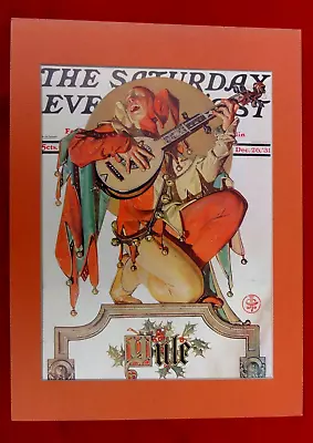 Saturday Evening Post Cover Art (matted) 12/26/31 & 12/23/39 By J.C. Leyendecker • $20.49