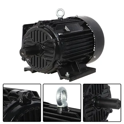 5 HP 3 Phase Electric Motor 1800 RPM 184T Frame TEFC 230 / 460 V Severe Duty • $447.37