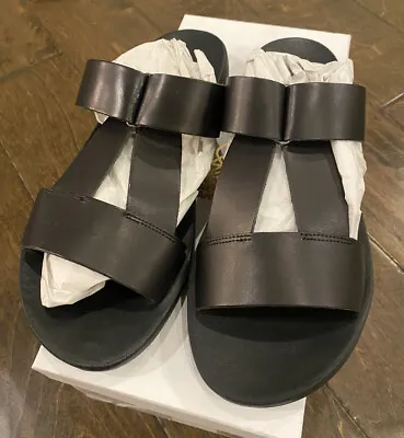 NEW Ancient Greek Sandals Mens Pluto Comfort Sandal Black Size EU 42 US 8 • $69.99