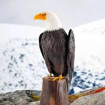 Bald Eagle Outdoor Metal Yard Art Statue And Sculpture For Garden Lawn Patio  • $79.86