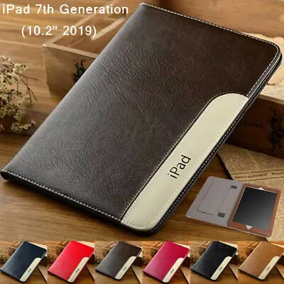For IPad 10.2  8th 9th Air 10.5 10.9  Smart Leather Flip Wallet Stand Case Cover • £14.39