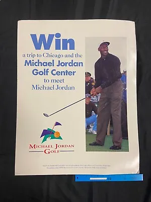 1998 Vintage Rare (none On Ebay) Michael Jordan Golf Center Poster Sign  22x28  • $299.99