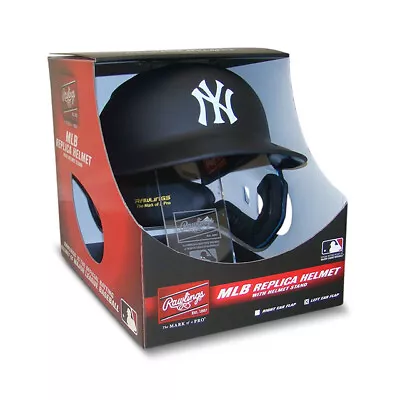 New York Yankees Matte Navy Blue Mach Pro Replica Baseball Batting Helmet • $109.95