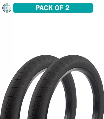 Pack Of 2 Eclat Fireball Tire 20 X 2.4 TPI 60 Clincher Wire Black BMX Bike • $80.78