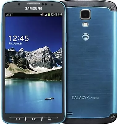 Samsung Galaxy S4 Active SGH-I537 - 16GB - BLUE AT&T 0571 • $35.99