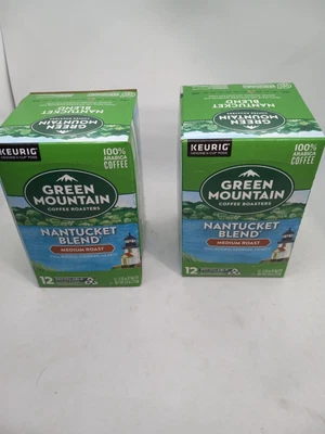 $11.50 • Buy 24 (2) 12 Keurig K Cups Nantucket Blend Green Mountain Coffee