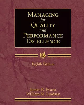 Managing For Quality And Performance Excellence With Student Web • $13.47