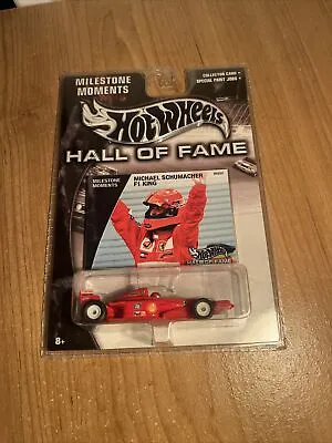 Hot Wheels Hall Of Fame Milestone Moments Michael Schumacher Ferrari F1 New! • $50