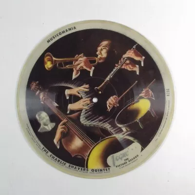 Jazz 78 CHARLIE SHAVERS QUINTET Musicomania VOGUE R756 Picture Disc HEAR 76 • $17.50