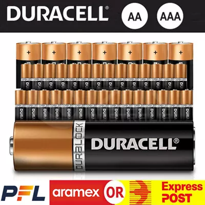 Genuine Duracell AA AAA D Plus Battery Coppertop Alkaline Batteries AU • $13.98