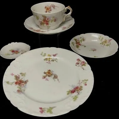 $22.50 • Buy CH FIELD HAVILAND GDA France (5) Pieces China Limoges