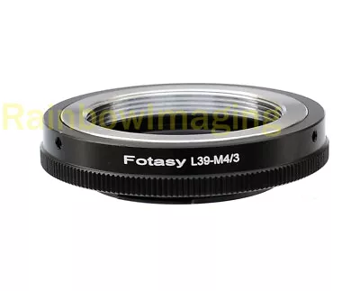 Adjustable Leica M39 39mm Lens MFT M43 Adapter Olympus E-PM2 E-PM1 PEN-F E-M10 • $9.15