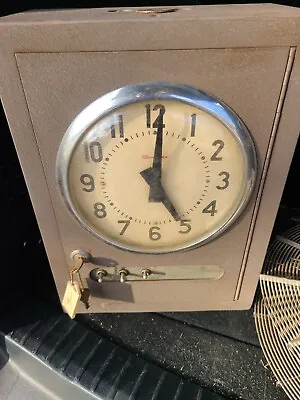 Vintage Simplex Time Recorder Clock Model R83 • $350