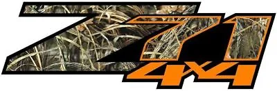 Z71 4X4 Grass CAMO Orange Decal 13 X4  • $13.99