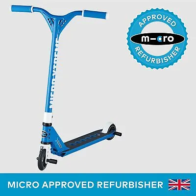 Micro Scooters MX Trixx Stunt Push Scooter 5-12 Yrs Park Outdoor Toy Ocean Blue. • £53.99