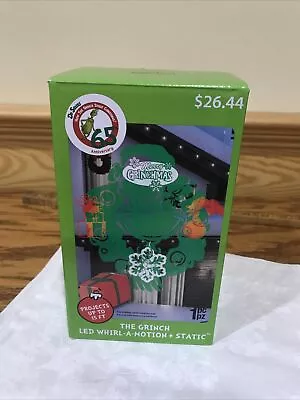 Christmas Grinch LED Light Show Projector Whirl A Motion Outdoor Lighting New • $24.30