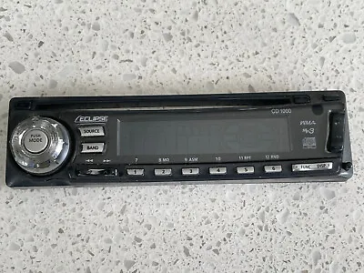 Eclipse Cd1000 Car Stereo  Faceplate Only Eclipse Cd1000 Faceplate Oem🟠 • $32.95