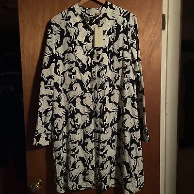 Stella Mccartney Silk Horse Print Dress Nwt • $200